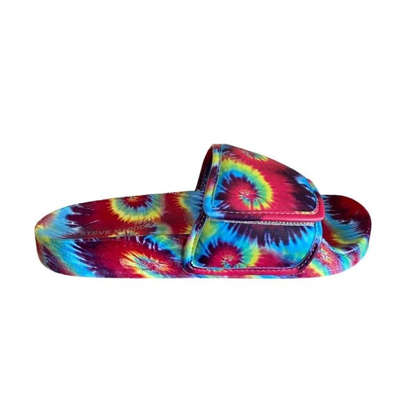 Steve Madden NEW Sena Pool Side Sandal in Bright Multi Rainbow Women's Sz 7M NIB - Picture 6 of 13